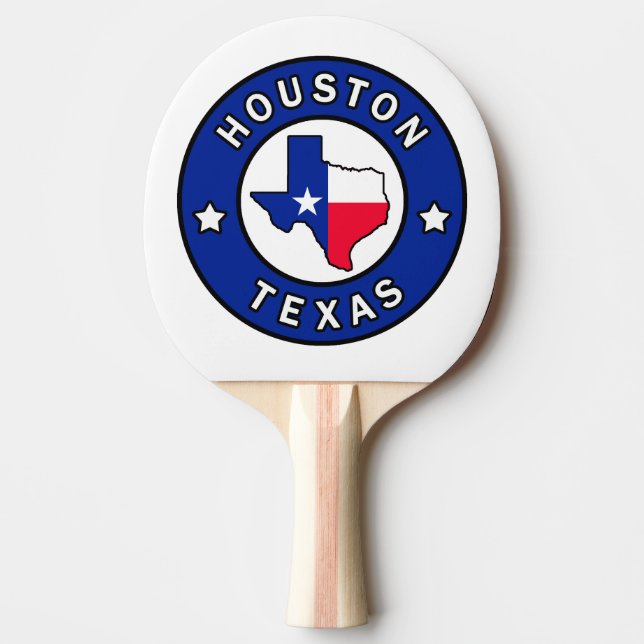 Houston Texas Tischtennis Schläger (Vorderseite)