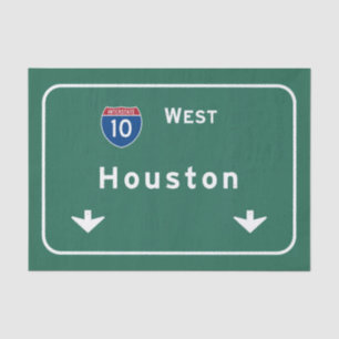 Houston Texas tx Autobahn-Autobahn-Straße: Seidenpapier