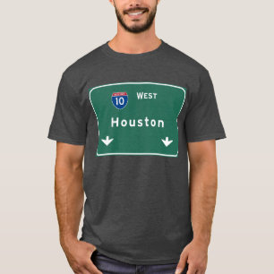 Houston Texas tx Autobahn-Autobahn-Straße: T-Shirt