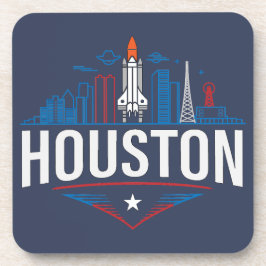 Houston Texas United States of America Getränkeuntersetzer