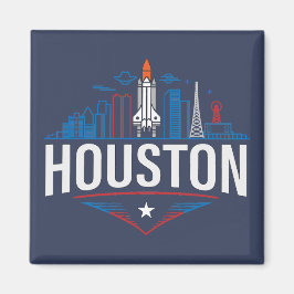 Houston Texas United States of America Magnet