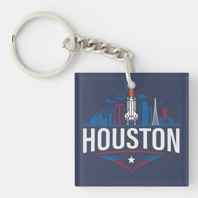 Houston Texas United States of America Schlüsselanhänger (Vorderseite)