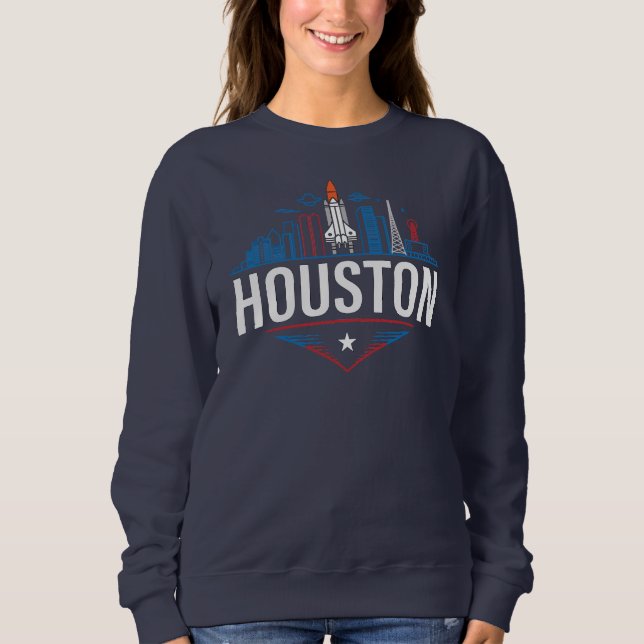 Houston Texas United States of America Sweatshirt (Vorderseite)