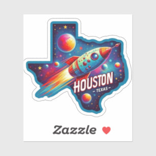 Houston, Texas USA - NASA Aufkleber
