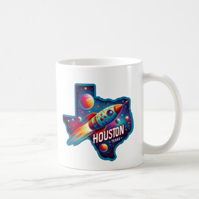 Houston, Texas USA - NASA Kaffeetasse (Rechts)
