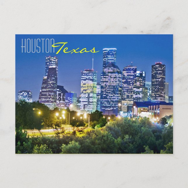Houston, Texas, USA Postkarte (Vorderseite)