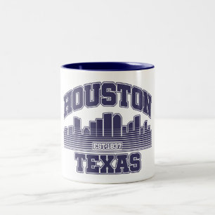 Houston, Texas Zweifarbige Tasse