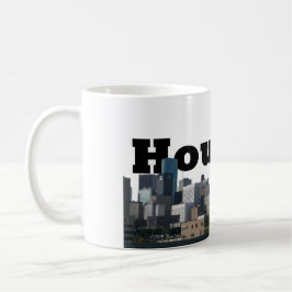 Houston, TX Skyline mit Houston im Himmel Kaffeetasse