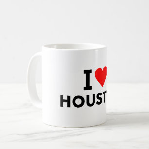 Houston Vereinigte Staaten Amerika USA Texas liebt Kaffeetasse
