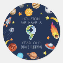 Houston We Have A 9 Year Old 9th Birthday Party