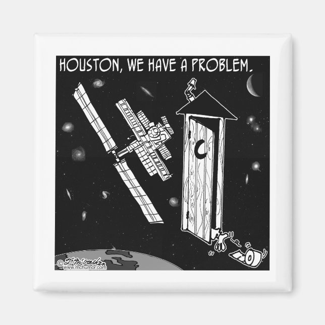 Houston, wir haben ein Problem Magnet (Vorne)