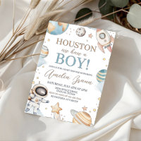 Houston wir haben eine Babyparty im Weltraum für e
