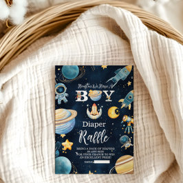 Houston, wir haben eine Junge Außenteppiche Begleitkarte