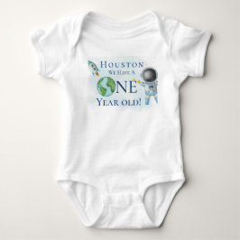 Houston, wir haben einen einjährigen Jungen! Baby Baby Strampler