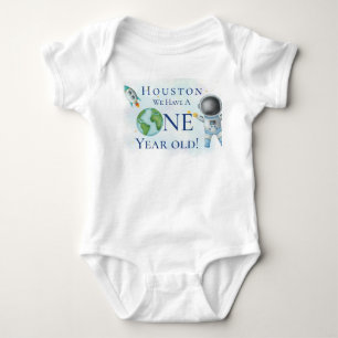 Houston, wir haben einen einjährigen Jungen! Baby  Strampler