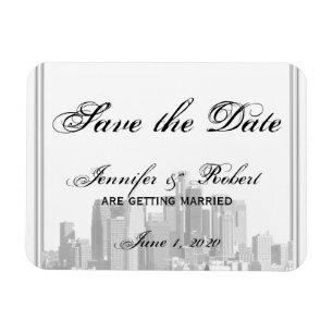 Houston Zielort Save the Date Magnet