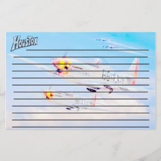 Houstons Mustang-Flugzeuge Briefpapier