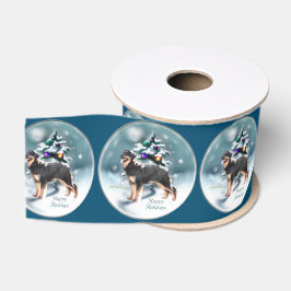 Hovawart Christmas Ripsband