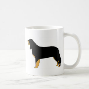 hovawart FarbSilhouette Kaffeetasse