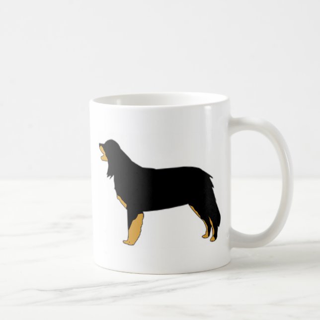 hovawart FarbSilhouette Kaffeetasse (Rechts)