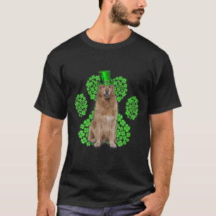 Hovawart Kleeblatt Paw Clovers St Patrick's Day T-Shirt