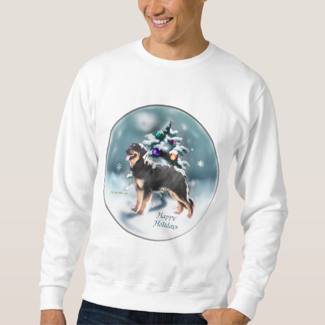 Hovawart Weihnachtsgeschenken Sweatshirt (Vorderseite)