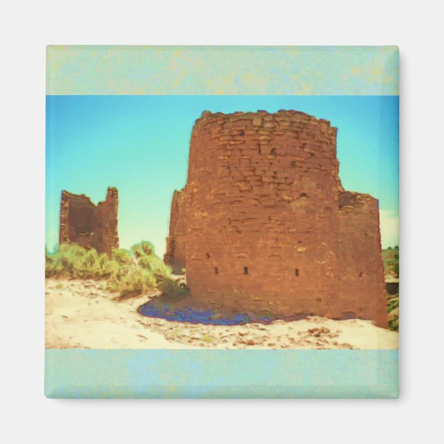 Hovenweep-Magnet für alte Türme Magnet (Vorne)