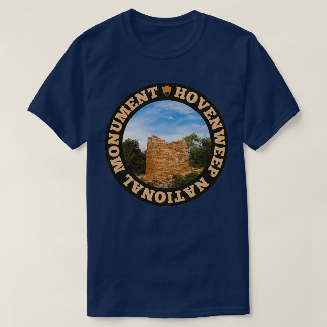 Hovenweep National Monument circle T-Shirt (Design vorne)
