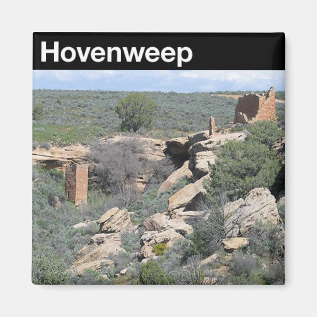 Hovenweep-Nationaldenkmal Magnet (Vorne)