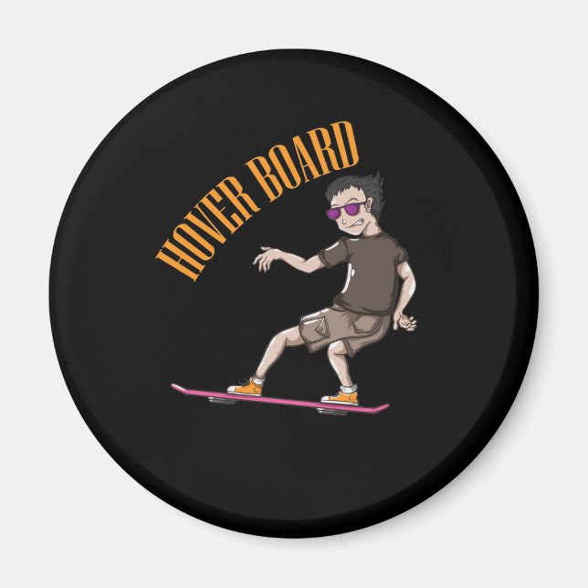 Hover Board Design Marty Magnet (Vorne)