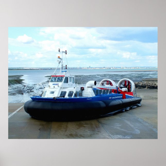 Hovercraft in Ryde Poster (Vorne)