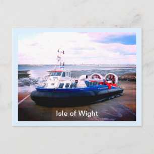 Hovercraft "Isle of Wight" Postkarte