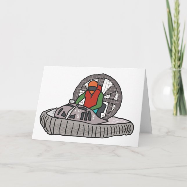 Hovercraft Karte (Vorderseite)