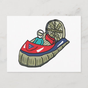Hovercraft Postkarte