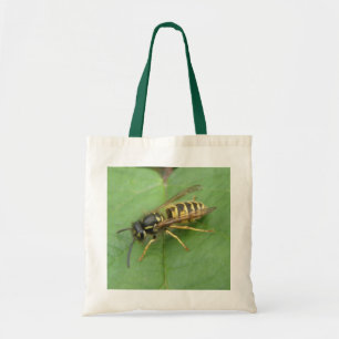 Hoverfly auf der Leaf Tote Tasche