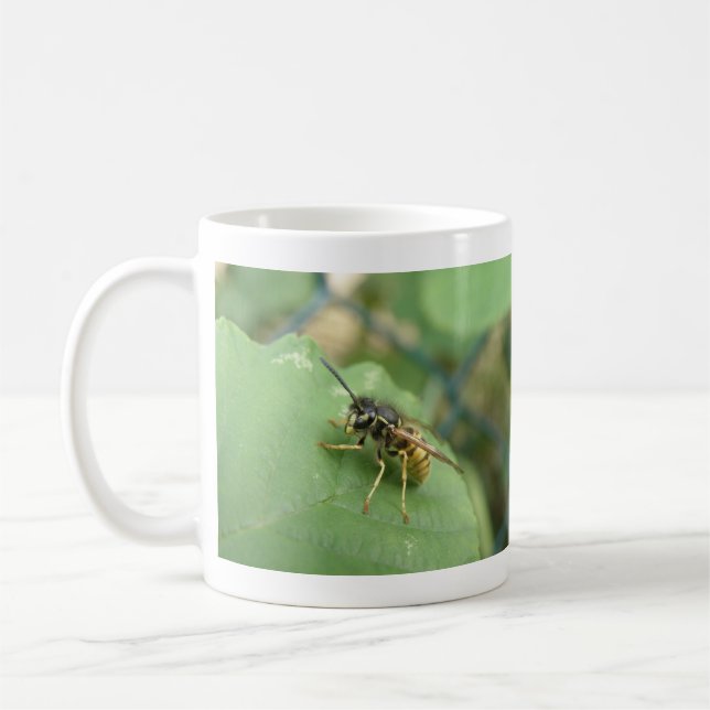 Hoverfly Macro-Tasse Kaffeetasse (Links)