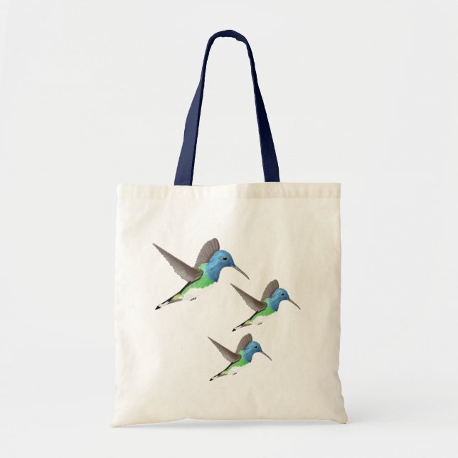 Hovering Jacobin Hummingbird - transparent. Tragetasche (Vorne)