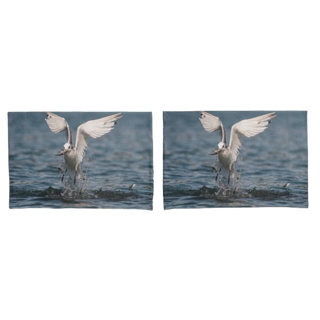 Hovering Kittiwake Kissenbezug (Vorderseite-Set)