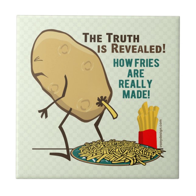 How Fries Are Really Made Fliese (Vorderseite)