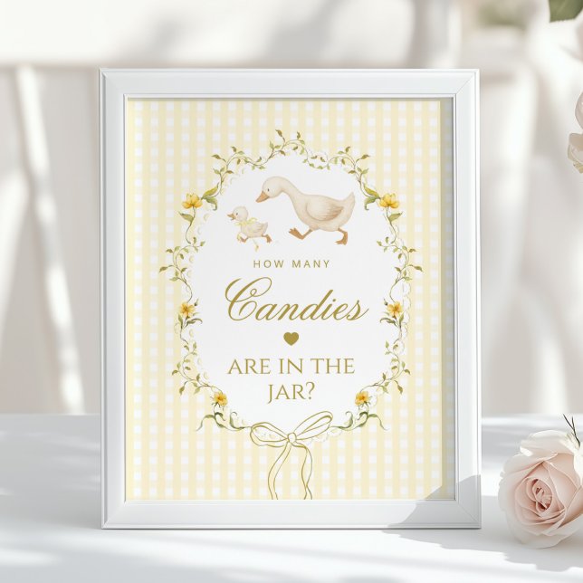 How many candies Silly Goose gender neutral Poster (Von Creator hochgeladen)