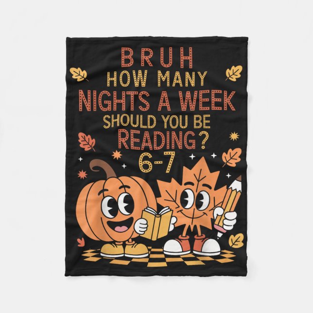 How Many Nights A Week Should You Be Reading 67 Te Fleecedecke (Vorderseite)