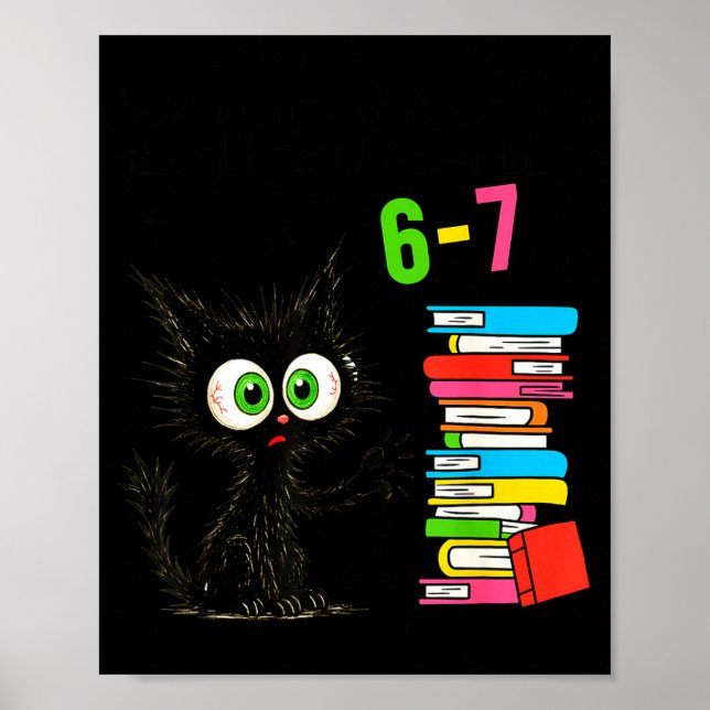 How Many Nights A Week Should You Be Reading 6–7 T Poster (Vorne)