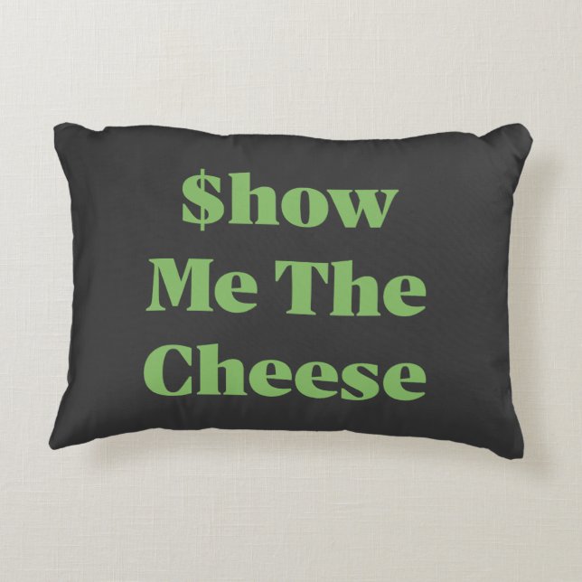 $how Me The Cheese Dekokissen (Rückseite)