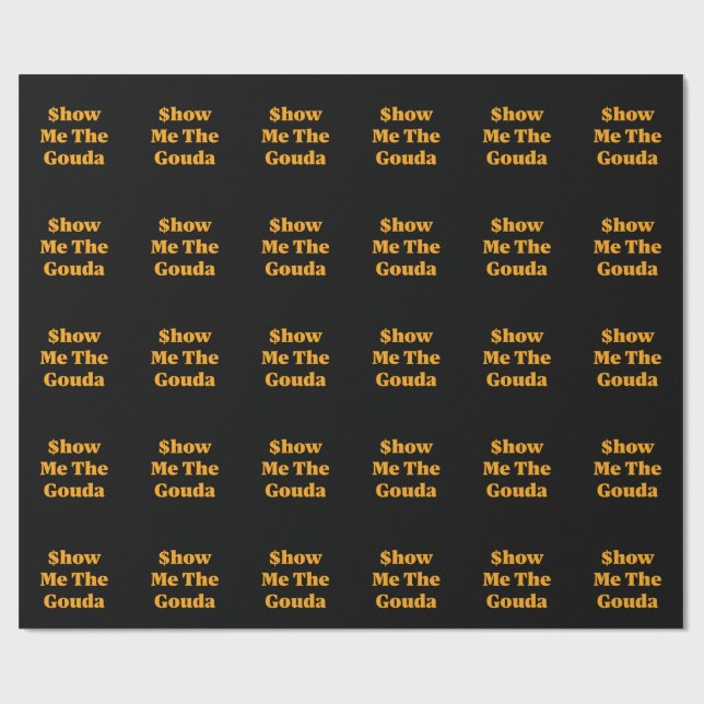 $how Me The Gouda Geschenkpapier (Flach)