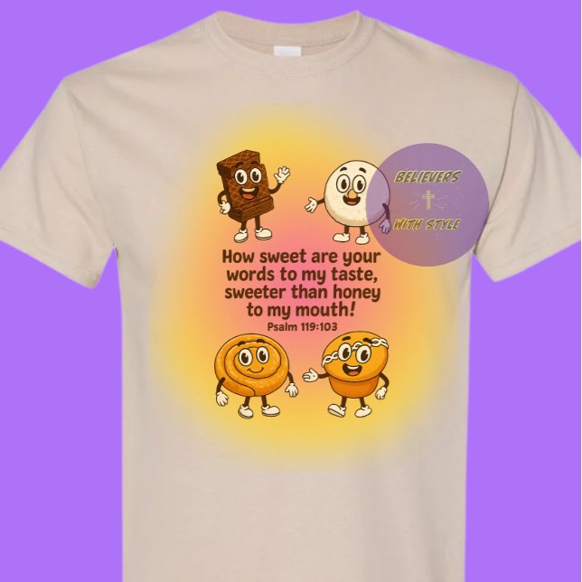 How sweet are your words GOD - Christian T-Shirt (Von Creator hochgeladen)