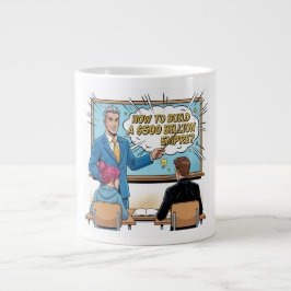 How to Build a $500 Billion Empire Pop Art Mug Jumbo-Tasse