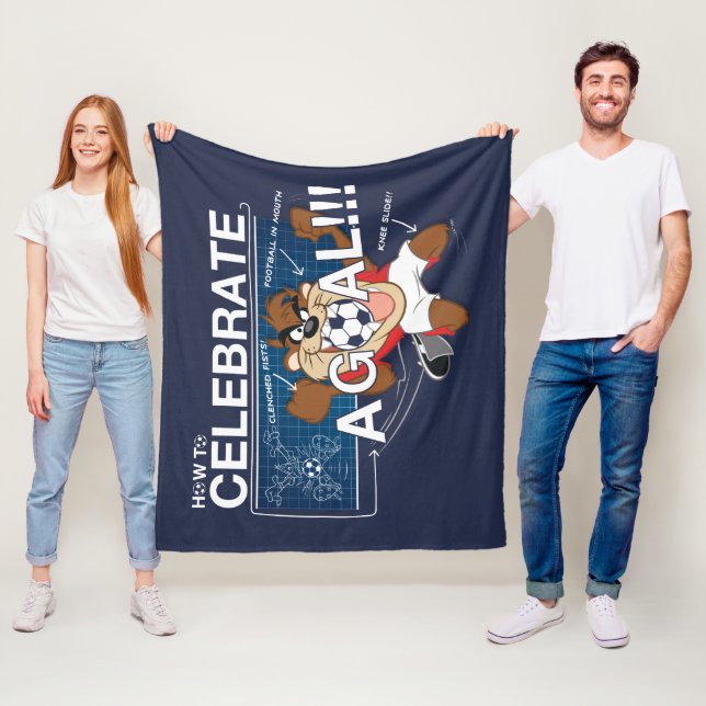 How to Celebrate a Goal With TAZ™ Fleecedecke (Beispiel)