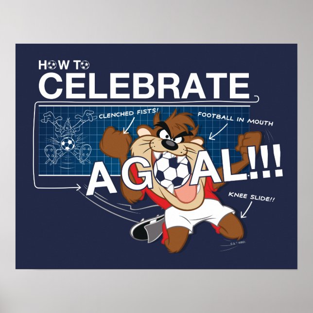 How to Celebrate a Goal With TAZ™ Poster (Vorne)