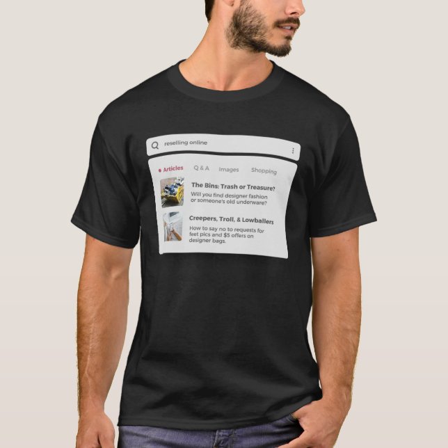 How To Make Money As A Reseller T-Shirt (Vorderseite)