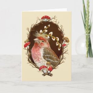 Howard dans la carte de bordure de brindilles/cham